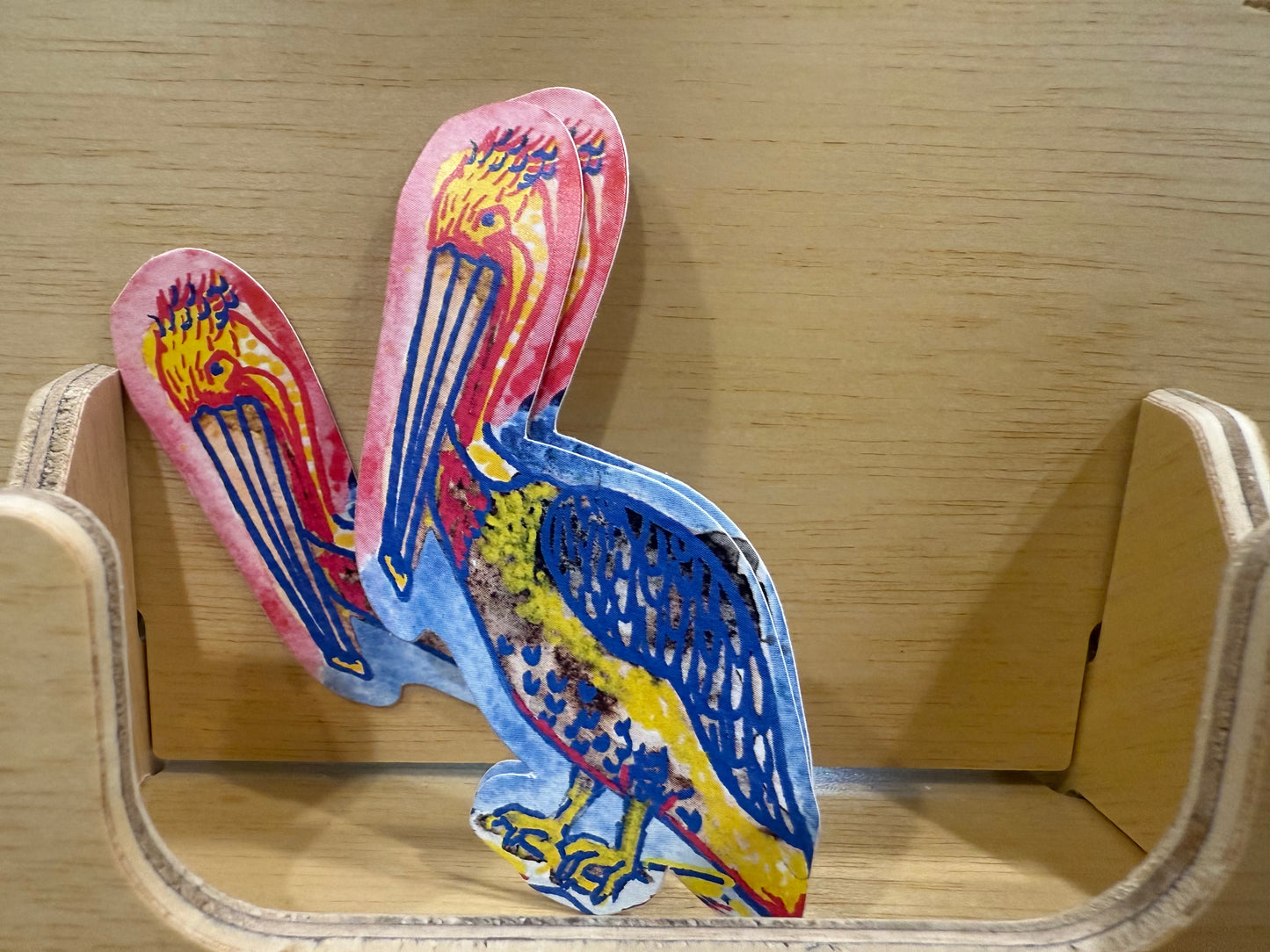 Acadiana Pride Pelican Sticker
