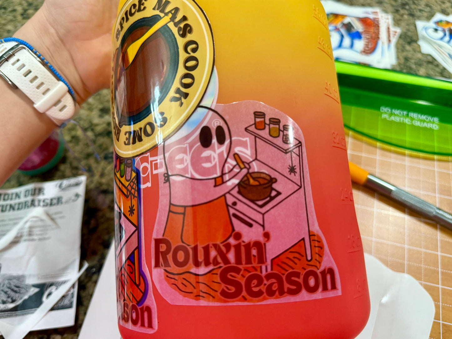 Fall Vibes Ghosty Mini Sticker