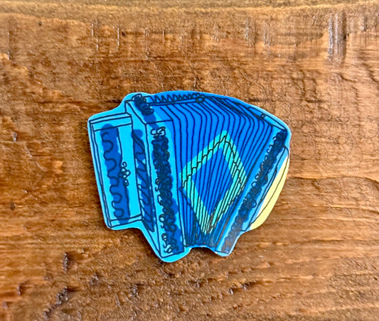 Small Accordion Sticker