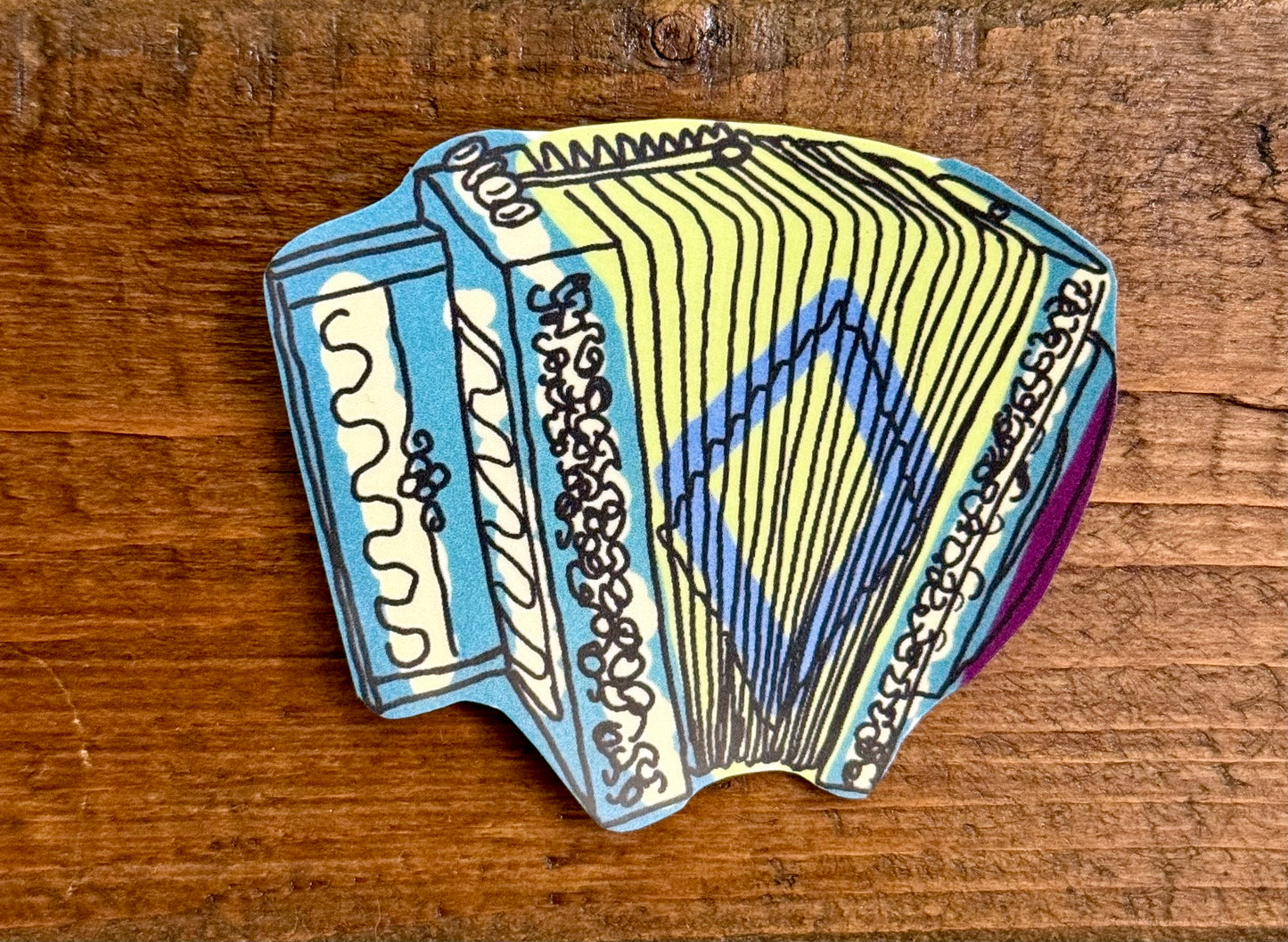 Medium Accordion Sticker