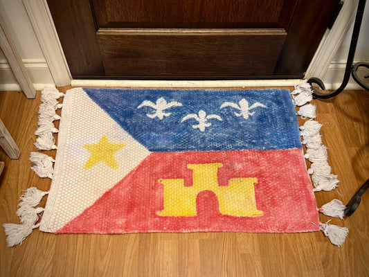 Acadiana Flag Cotton Rug
