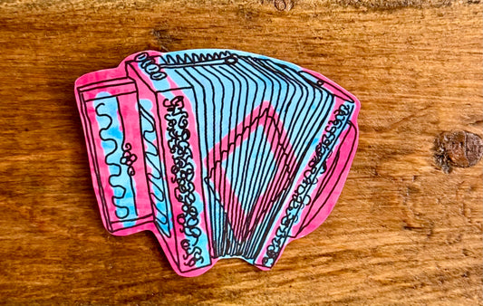 Medium Accordion Sticker