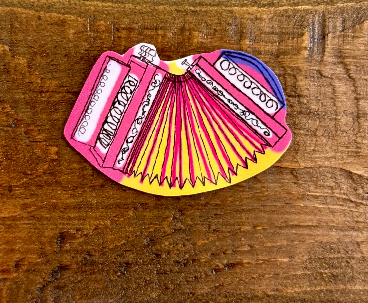 Small Accordion Sticker