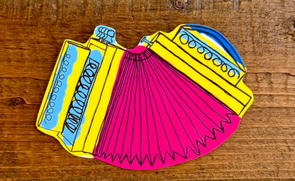 Large Accordion Sticker