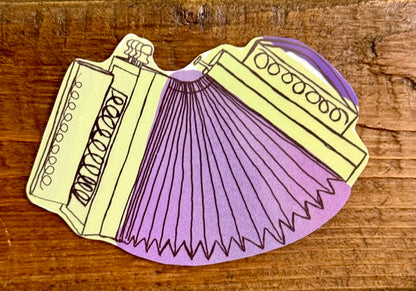 Large Accordion Sticker