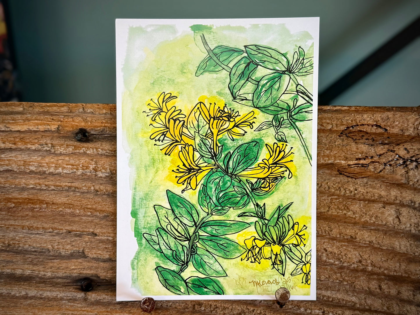 Honeysuckles; A Trailer Park Delicacy - Print