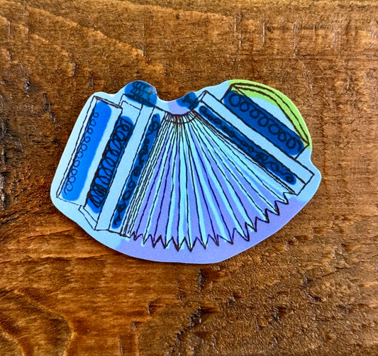 Small Accordion Sticker