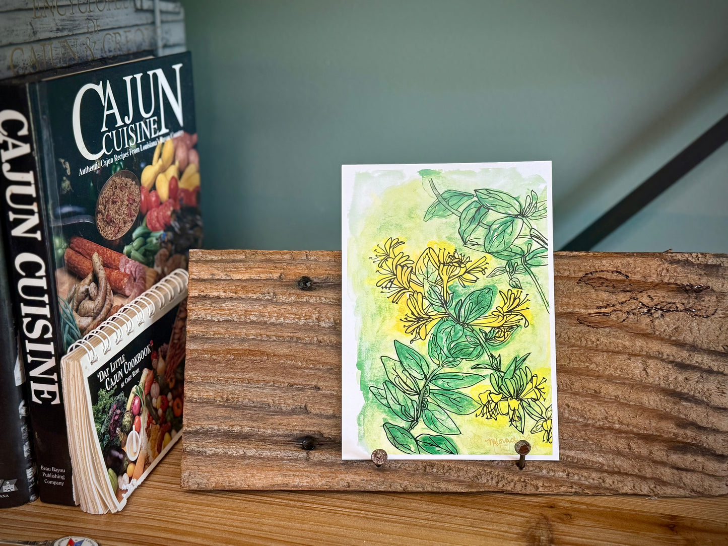 Honeysuckles; A Trailer Park Delicacy - Print