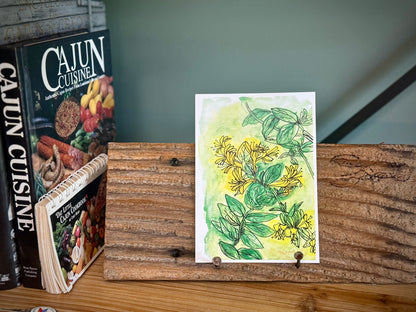 Honeysuckles; A Trailer Park Delicacy - Print