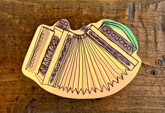 Small Accordion Sticker