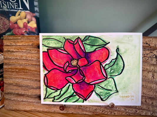 Magnolia Rouge - Print