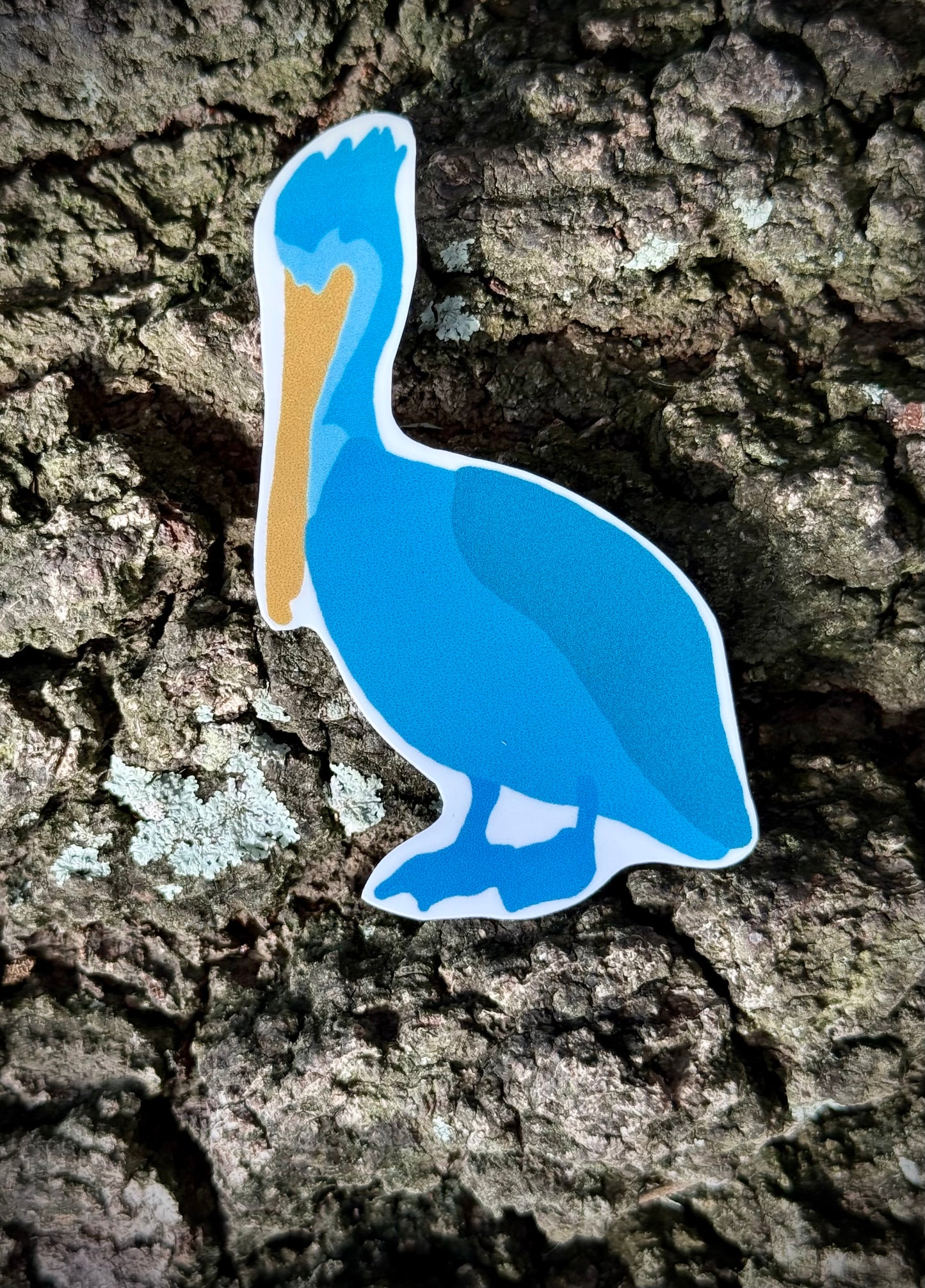 Blue Pels Sticker