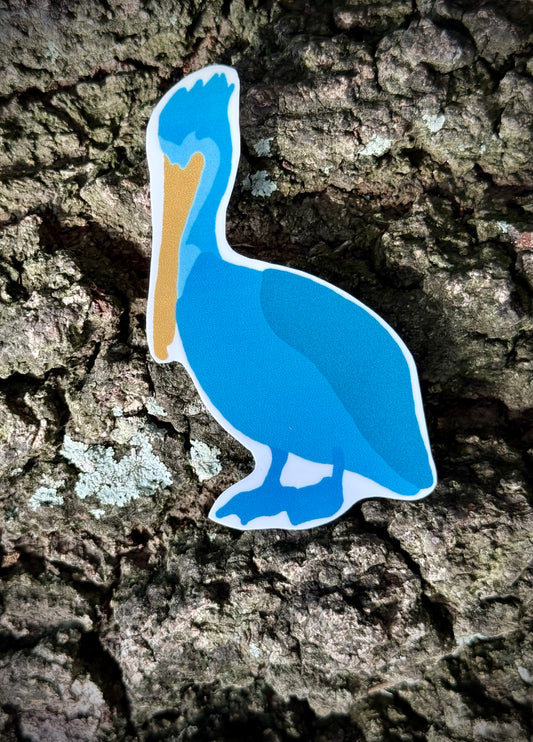 Blue Pels Sticker