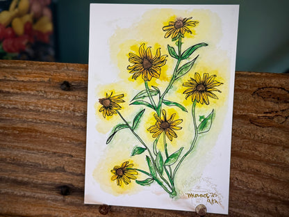 Black Eyed Susans - Print