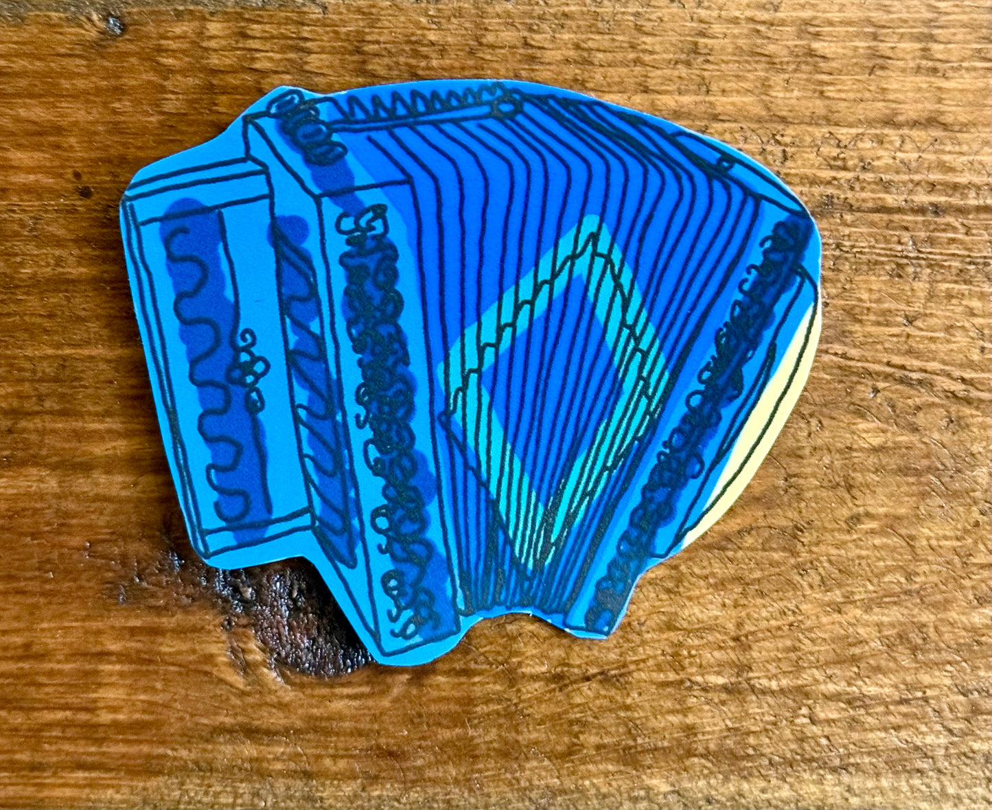 Medium Accordion Sticker