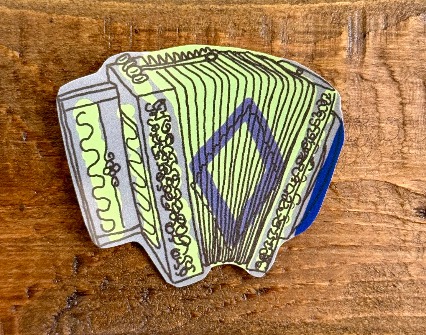 Medium Accordion Sticker