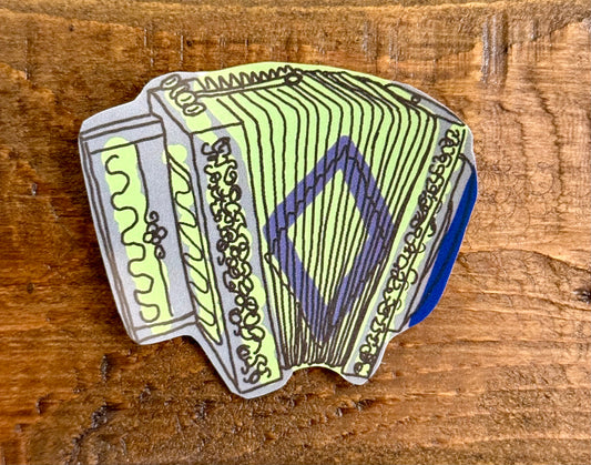 Medium Accordion Sticker