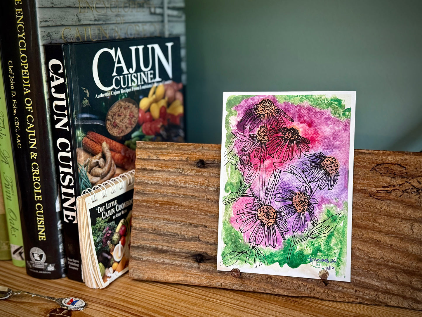 Purple Bayou Blooms - Print