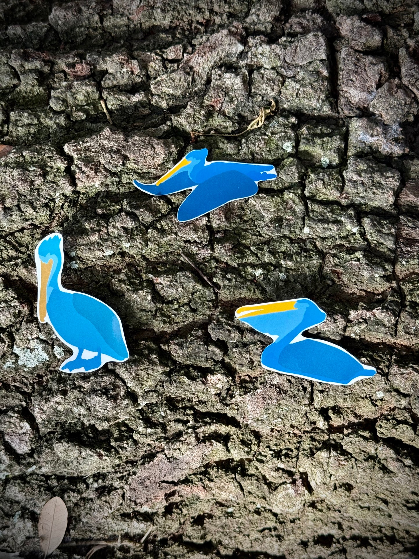 Blue Pels Sticker
