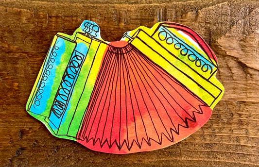 Large Accordion Sticker