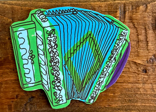Large Accordion Sticker