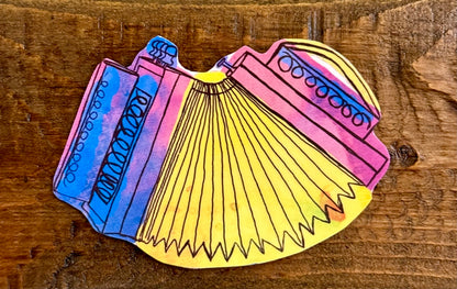 Large Accordion Sticker