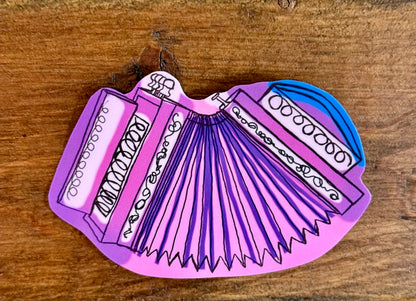 Medium Accordion Sticker