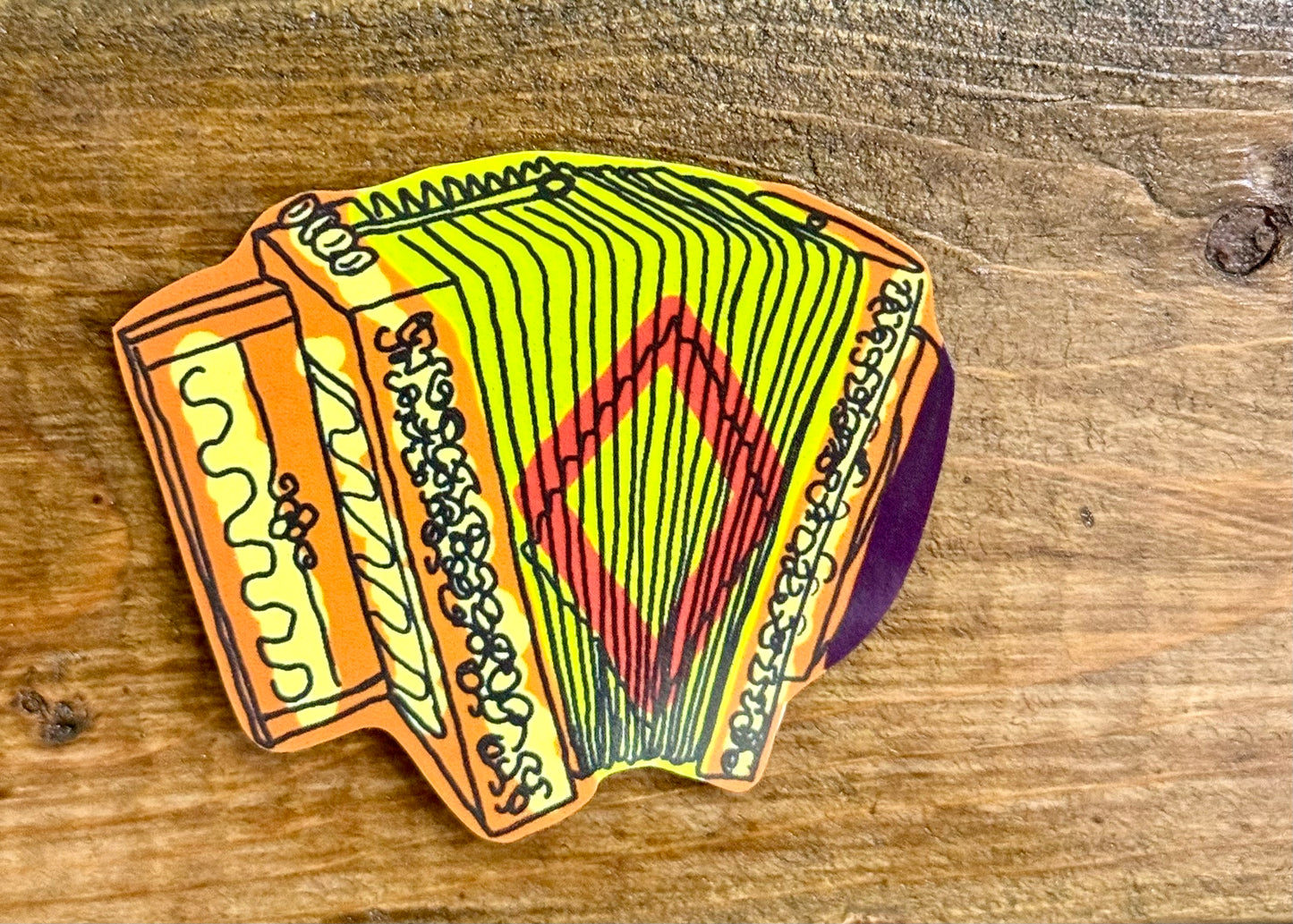 Medium Accordion Sticker