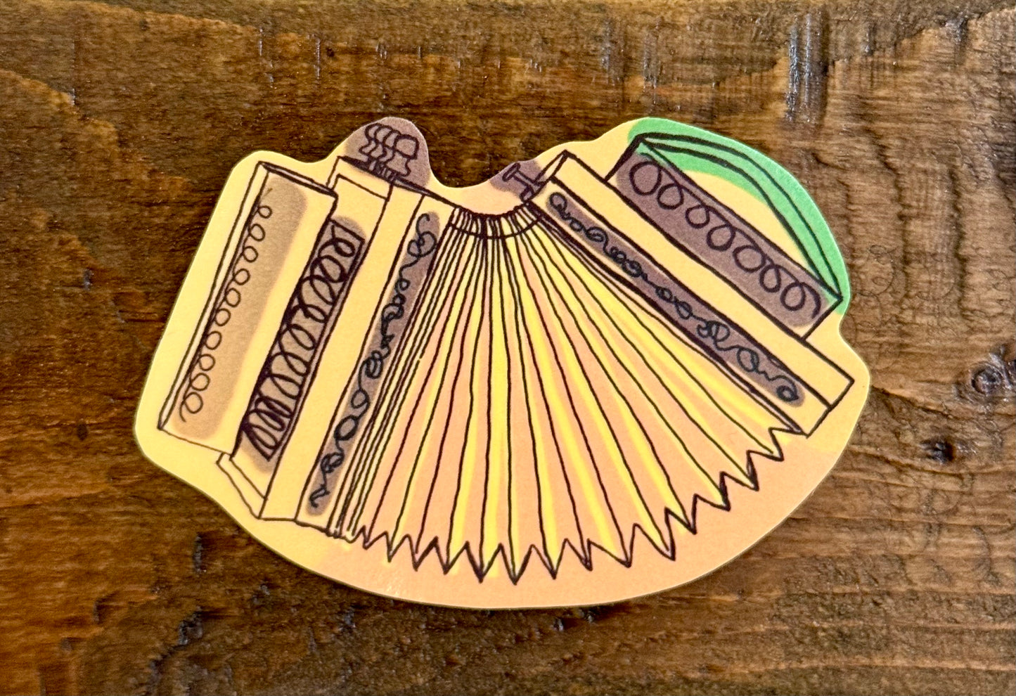 Medium Accordion Sticker