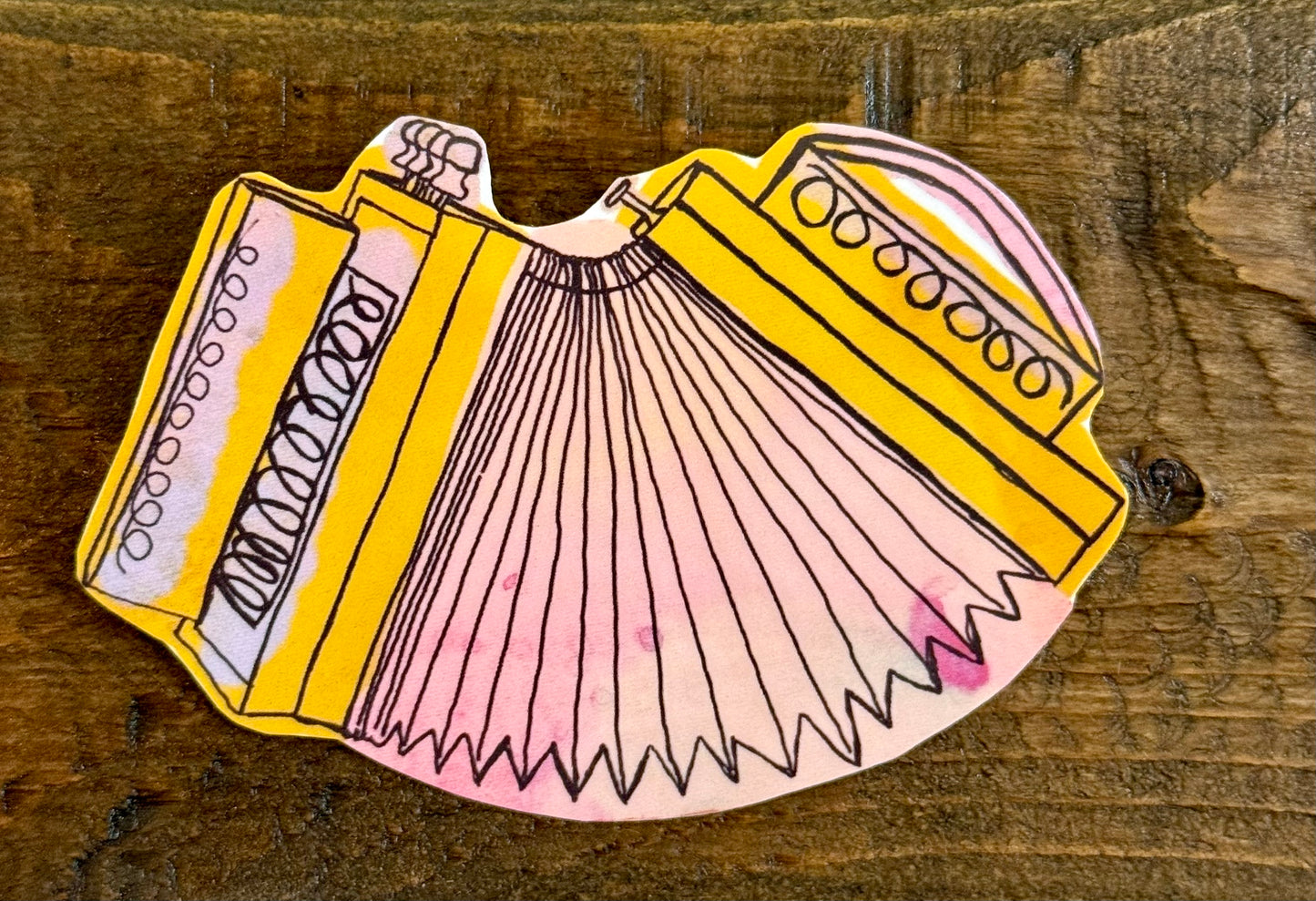 Large Accordion Sticker