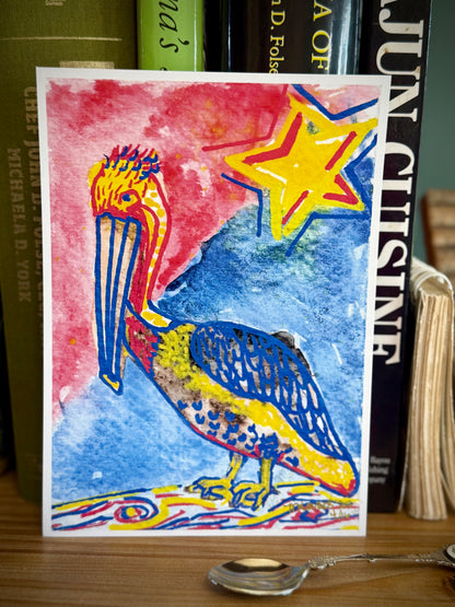 Acadiana Pelican Pride - Print