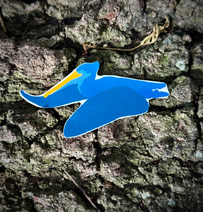 Blue Pels Sticker