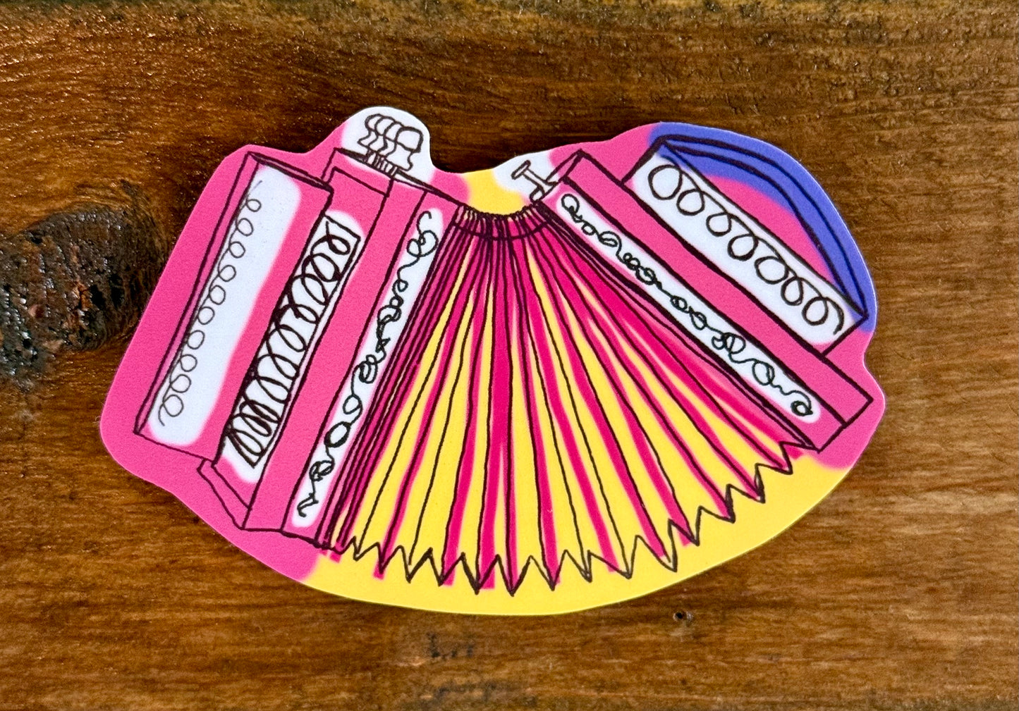 Medium Accordion Sticker