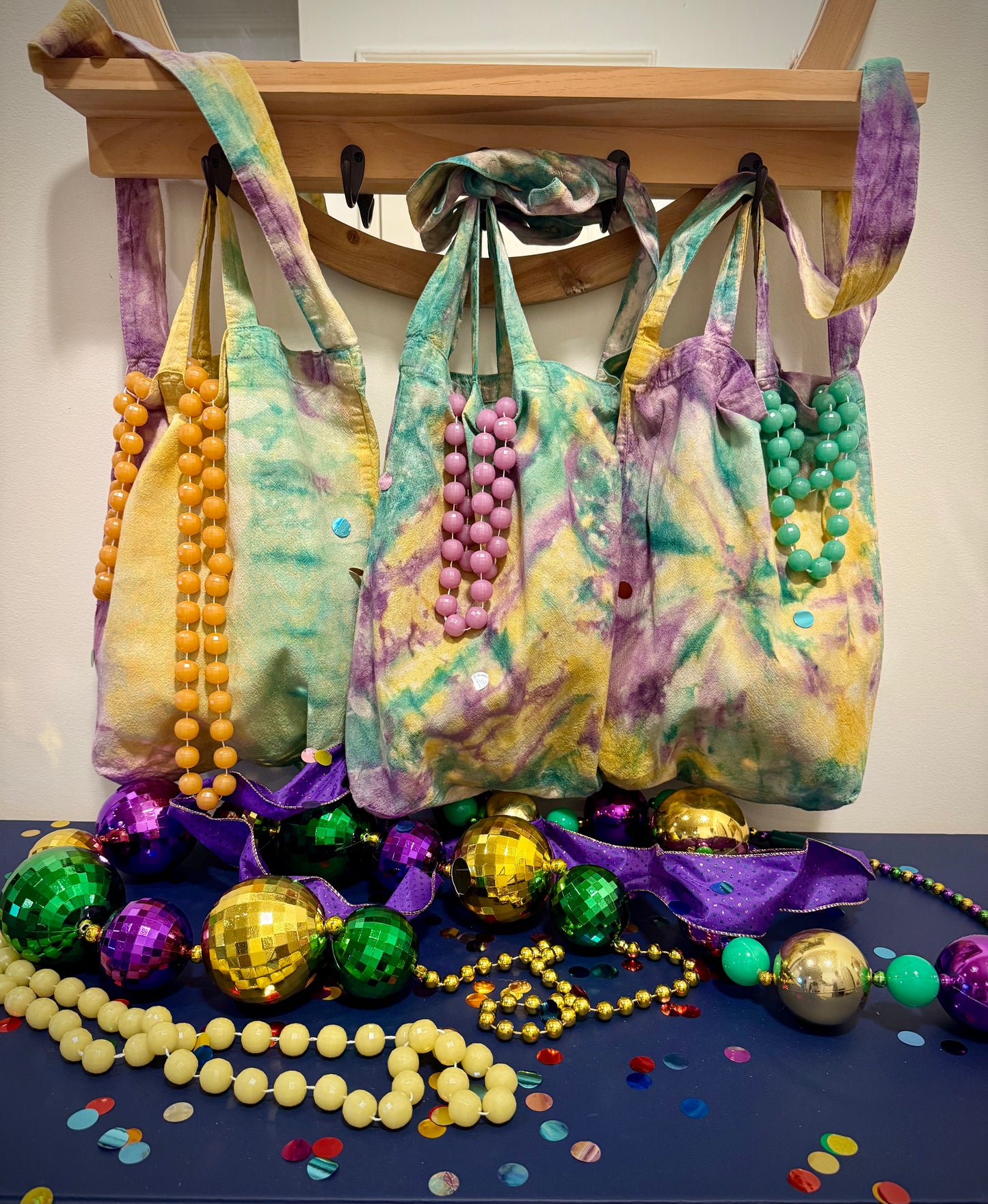 Mardi Gras Loot Bag Canvas