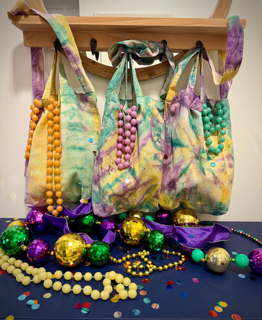 Mardi Gras Loot Bag Canvas