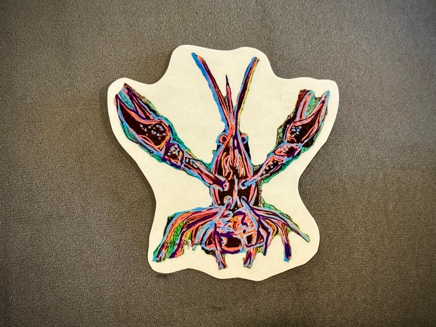 Crawfish - Under the Neon Moon - Sticker