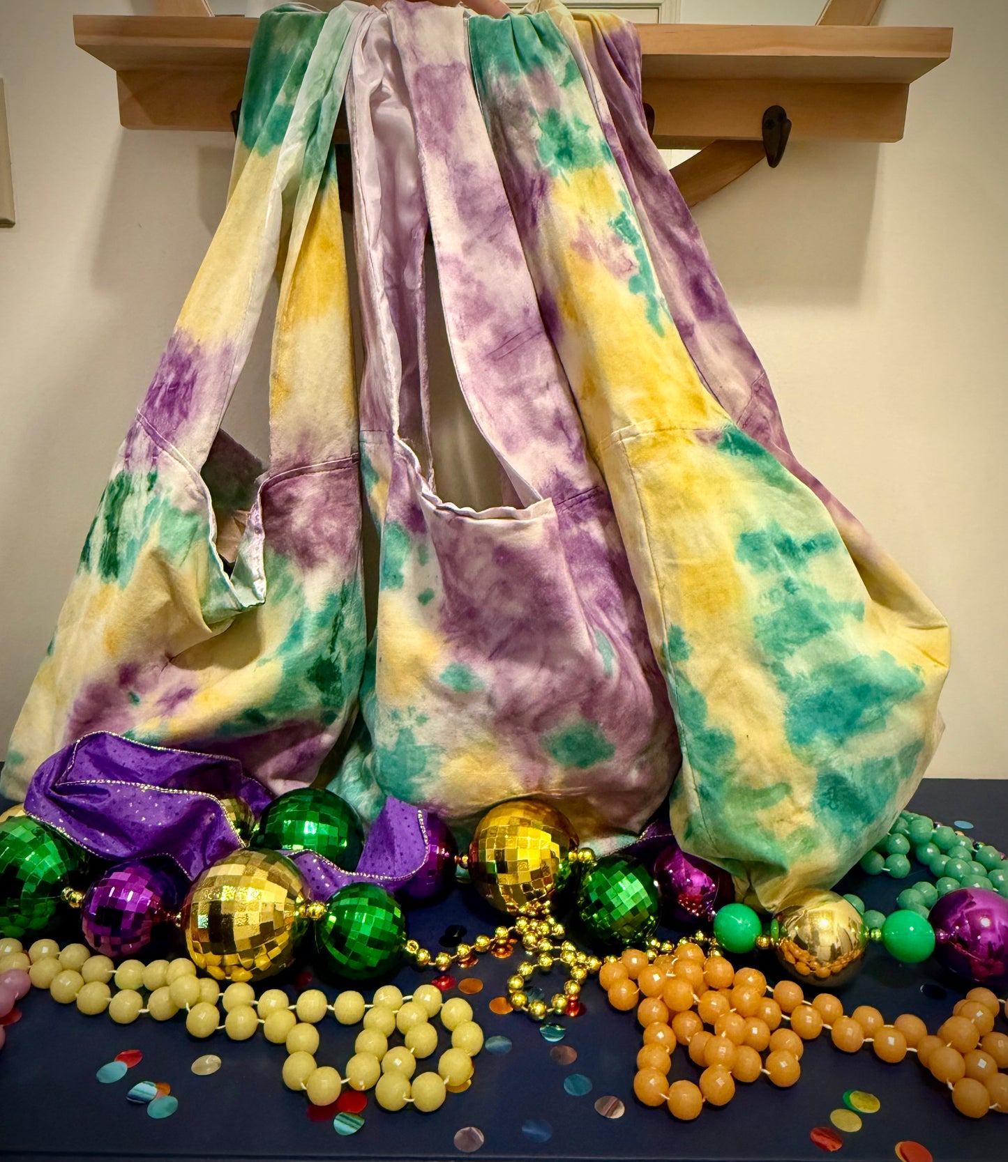 Mardi Gras Loot Hobo Bag